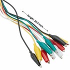 10x Multimeter Test Leads For Fluke Meter Electrical Alligator Clip Probes