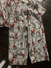 Grinch Kids Pajama Set Size 8 Cotton Flannel Long Sleeve 2pc Elastic Waist