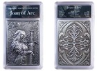 2026 1oz Samoa Legendary Warrior Women Series Joan Of Arc  999 Silver High Relie