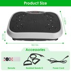 Vibration Exercise Machine Home Whole Body Vibration Training  W  Remote