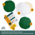 Gsm Brands Microwave Flower Press Kit For Drying Leaf  10in Press  White