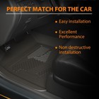 Acura Rdx 2019-2025 Tpe Floor Liners 1st   2nd Row All Weather Full Set Black