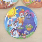 Vintage  90s Mcdonalds Plastic Plates   Lot Of 3   Ronald Mcdonald   Mult  Avail