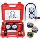 Engine Compression Diagnosis Tester Cylinder Leak Down Gauges Detector Leakage