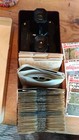 Vintage Sawyers View-master Viewer In Bakelite Case With 50  Reels   Index Cards