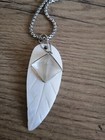 Lilith Crystal Pyramid  Silver And Pearl Vintage Ritual Pendant