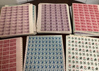 U s  Postage Stamps Full Sheets Hugh Lot Of 595 Sheets Mnh Face Value  1 124