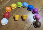 Learning Resources Rainbow Ice Cream Cone Stacking Toy 12 Pieces 