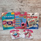 Vtg Sealed Toy Keychain Lot 5 Tiger Giga Pet   Etch A Sketch   Monopoly   Snoopy