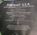 National Geographic Portrait Usa  1st Color Photomosaic Of The 48 States 1976