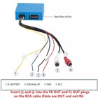 Car D2b Optical Fiber Decoder Adapter For Mercedes-benz S sl c cl clk e ml