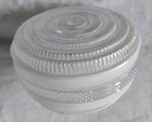 Mcm Round Glass 5  7 8  Fitter Flush Mount Ceiling Light Fixture Cover shade