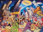 2008 Framed Ebay Live  Litho   Pin - 10 Year Anniversary Chicago W coa  2 200