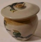 Mini Ginger Jar With Lid Tea Ceramic Hand Painted Small Vintage Japanese Chinese