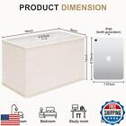 Rectangle Lamp Shades Set Of 2  16 l X 8 w X 10 h Large Beige Lampshades For 