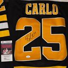Brandon Carlo Boston Bruins Signed   Autographed Custom Jersey Jsa Coa  