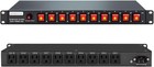 1u Pdu Horizontal Rackmount Power Strip - Overload Protector
