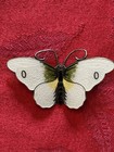 Large Norwegian Sterling Silver   Enamel Butterfly Brooch - Hroar Prydz Norway