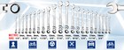 Workpro 22-pieces Ratcheting Combination Wrench Set Metric 6-18mm   Sae 1 4-3 4 