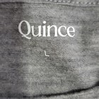 Quince Long Sleeve Base Layer Tee Mens Large Heather Grey 100  Merino Wool