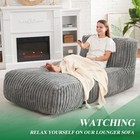Big Bean Bag Lounger Chairs Large Beanbag Chair For Adults Bean Bag Sofa With   