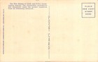 Vintage Postcard New Studios Of Cbs   Nbc Radio City Hollywood Ca Linen 1930s