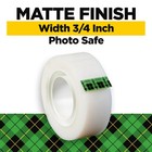 Scotch Magic Tape 2 Rolls Invisible Adhesive Clear Office Tape For Mending
