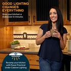 Power Practical Under Cabinet Led Light Kit For Kitchen - 6 Lighting Strips     