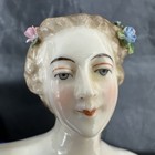German Arms Away Half Doll Pincushion Lady Flowers Nude 22680