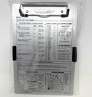Asa Kb-1-a Aluminum Vfr Kneeboard With Quick Reference Aeronautical Data
