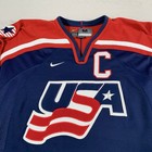 Vtg Nike Team Usa 2002 Winter Olympics Hockey Jersey Mens M Player Issued  7