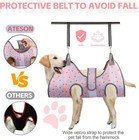 Dog Grooming Hammock Harness  Dog Sling For Cutting Nails  Nail Clipper  m 