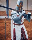 Medieval Knight Suit Crusader Armor Larp Reenactment Cosplay Costume