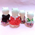 Sylvanian Families White Terrier Family Overseas Limited Rare Toy Figures