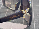Tiffany   Co  Women s Dark Havana tortoise brown Gradient Sunglasses Or Frame