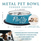 Custom Personalized Metal Small Dog And Cat Pet Bowls