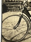 Vintage Antique Photograph Postcard Germany Bicycle Early 1900s Lady