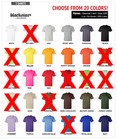 2026 Special  Hanes 24 T-shirts Custom Screen Printing  1-color 2-day Turnaround