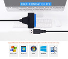 Usb 3 0 To Sata Adapter Cable For 2 5  Ssd Hdd Drives  Super Fast Data Transfer