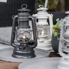 Feuerhand Outdoor Kerosene Lantern  Baby Special 276 Galvanized Hurricane  10 In