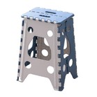 18 Inch Folding Step Stool 400 Lbs Capacity Heavy Duty Step Stool  white 