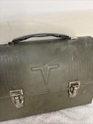Vintage 1960s Thermos Metal Domed V Victory Lunch Box Pail - No Thermos - Used