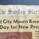 Framed The Sunday Star Newspaper Jfk Assassination Coverage November 24  1963