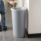 Rubbermaid Commercial 354600gy 22 Gal Round Untouchable Waste Container -gry New