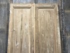 Antique French Double Doors  42 5x99  Raised Panel Doors  European Doors A459