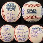 Tennessee Volunteers Team Signed 2023 College World Series Baseball 16 Autos Cws