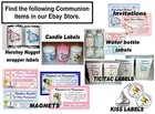 12 First 1st Holy Communion Magnets Favors   Eucharist