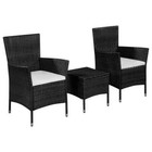 Patio Bistro Set Outdoor Furniture Set Wicker Table And Chairs Rattan Vidaxl