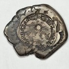 1846 Costa Rica C s Over Cob 2 Reales Spanish Colonial Counterstamp Silver  j846