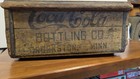 Vintage Coca Cola Coke Heavy Duty Wooden Crate Crookston Minnesota Rare